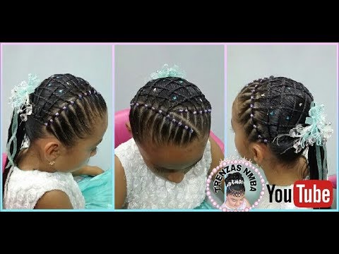 Peinado Elegante Para Niñas Con Ligas Trenzas Nmba Peinado Elegante Para Niñas Con Ligas Trenzas Nmba