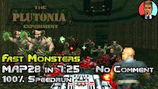 [World Record] UV Fast Speedrun of Plutonia Map 28 in 7:25 {No Comment}