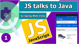 Convert Web to App - Scrape Injecting JavaScript Bridge with WebView, Android Studio Part 1 screenshot 3