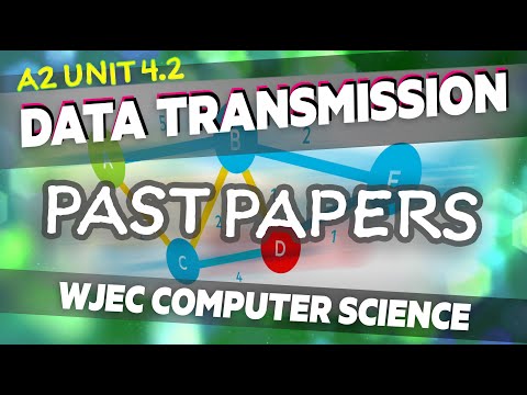 4.2 Data Transmission: Past Paper Questions | WJEC Computer Science A Level | A2 | Year 13