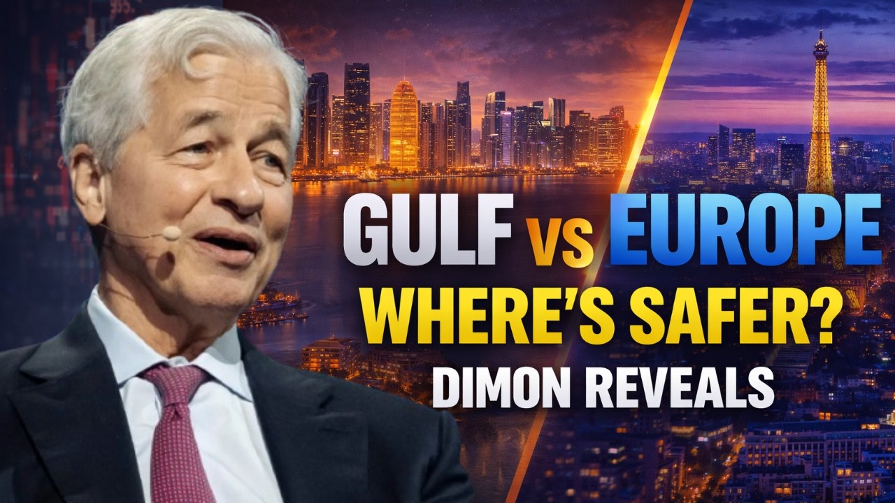 🚨 Gulf vs Europe: Jamie Dimon Reveals the Safer Place to Invest