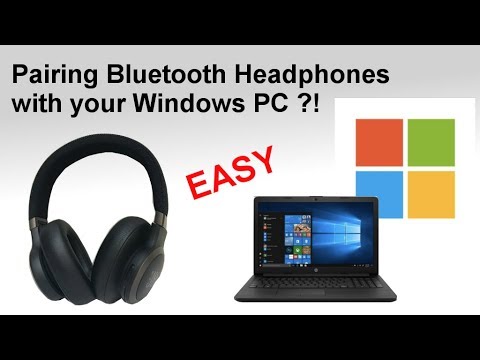 Pairing Bluetooth headphones to a Windows 10 Laptop or PC (How to) 👍