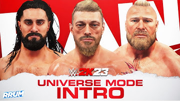 WWE 2K23 Universe Mode - Raw Intro