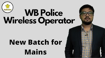 WB Police Wireless Operator | New Batch for Mains | 8584864783