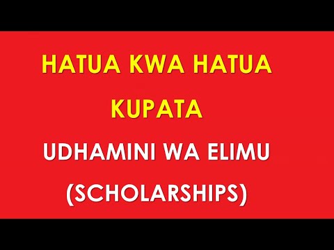 Video: Jinsi Ya Kupata Udhamini Kamili Wa Oxford Na Posho Ya Kila Mwezi: The Hill Foundation Scholarship