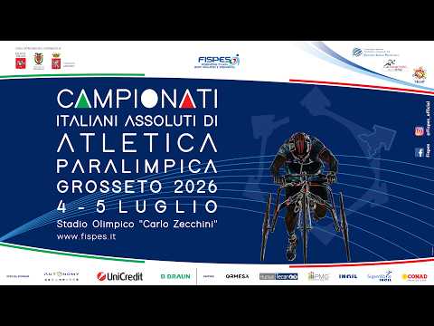 Video Campionati italiani Assoluti di Atletica paralimpica 2026, 4 luglio sessione mattutina