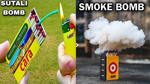 How To Make Sutali Bomb - Smoke Bomb || Homemade Diwali crackers with matchstick