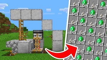 Minecraft Automatic Tripwire Hook and Emerald Farm 1.21.10+- BEST DESIGN