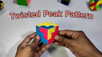 How to make Twisted peak Pattern on 3by3 Rubik