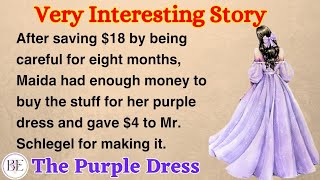 Learn English through Story ⭐ Level 1 - The Purple Dress - Graded Reader