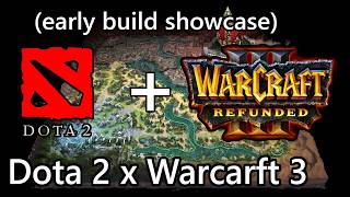 Dota 2 x Warcraft 3 mashup (early build)