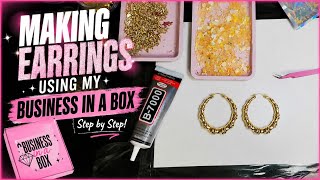 How to Make Junk Earrings | Business in a Box Kit Tutorial for Beginners ✨️