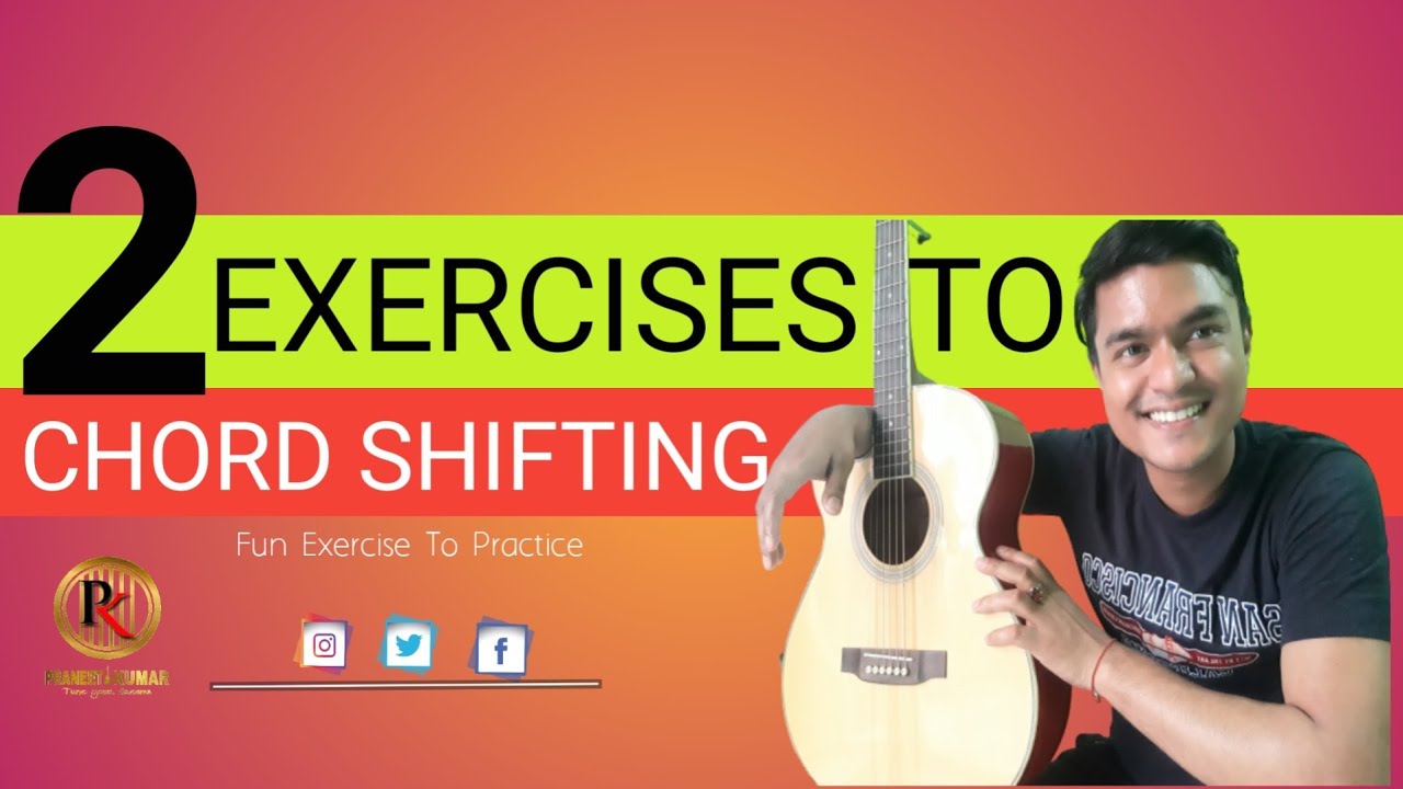 How to Chords Shifting Guitar Lesson Easy Chord Shifting exercise