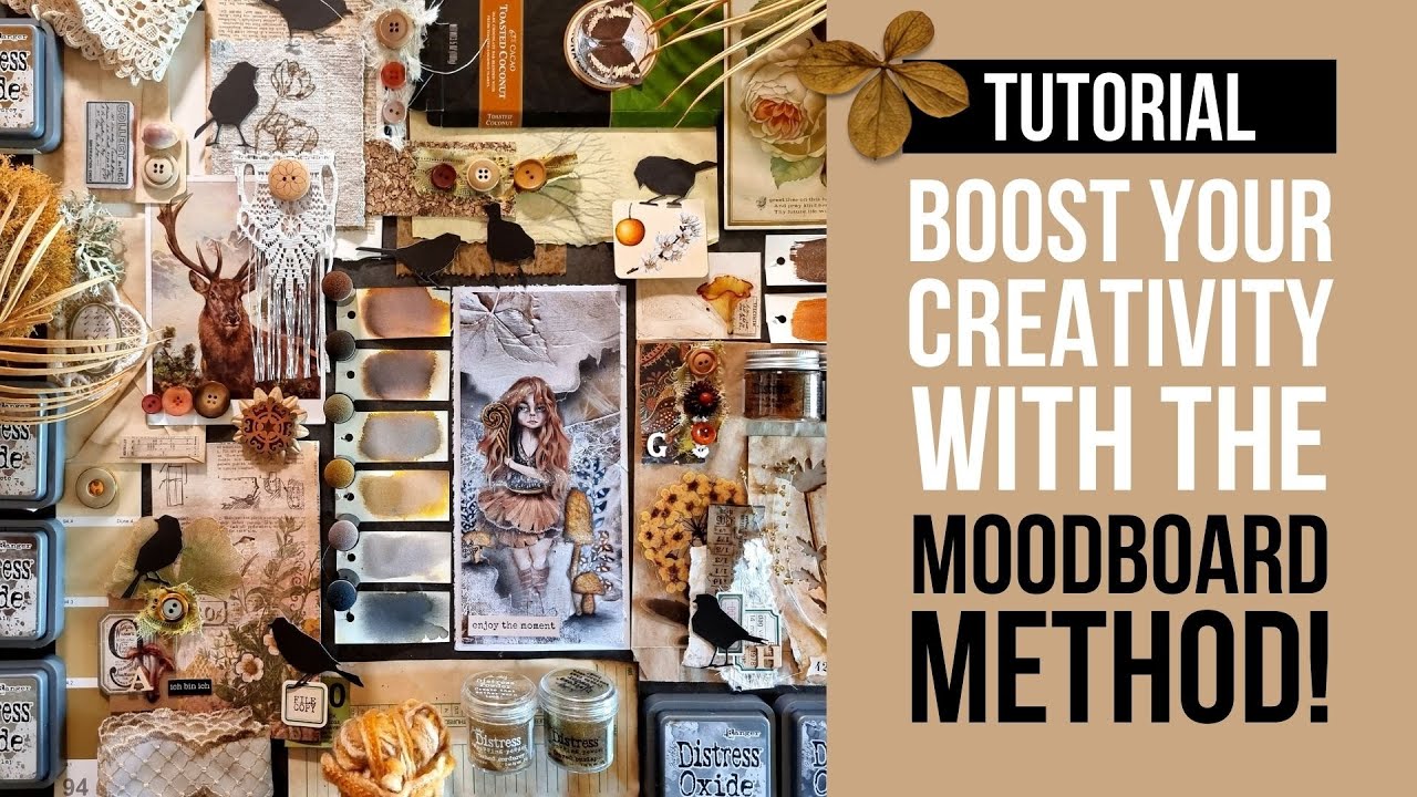 boost your creativity with the MOODBOARD METHOD! Step by step instructions  & ideas behind it! 