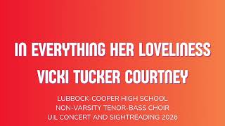 In Everything Her Loveliness - Vicki Tucker Courtney
