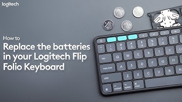 How to replace the batteries in your Logitech Flip Folio keyboard