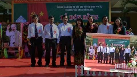 Lễ đón nhận bằng công nhận Trường TH Hoài Trung đạt chuẩn quốc gia