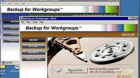 Backup for Workgroups | Setup & Configuration