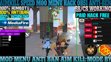 OB51 HACK ✅ Free Fire Headshot Hack 👽 Free fire Mod Menu Apk Autokill + fly Hack FF Panel Hack ✅❤️💯
