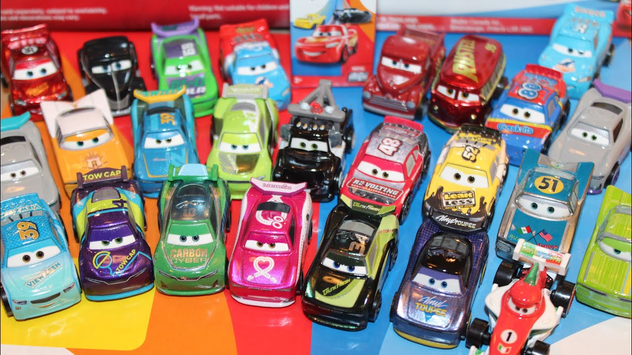 prinses Hobart advies Mattel Disney Cars 2021 Mini Racers Mega Unboxing 70 - Next-Gen, Piston Cup  (20-Pack, Singles) - YouTube