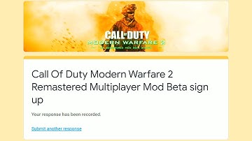 MW2 Multiplayer Remastered BETA SIGNUPS! (Fan Mod)