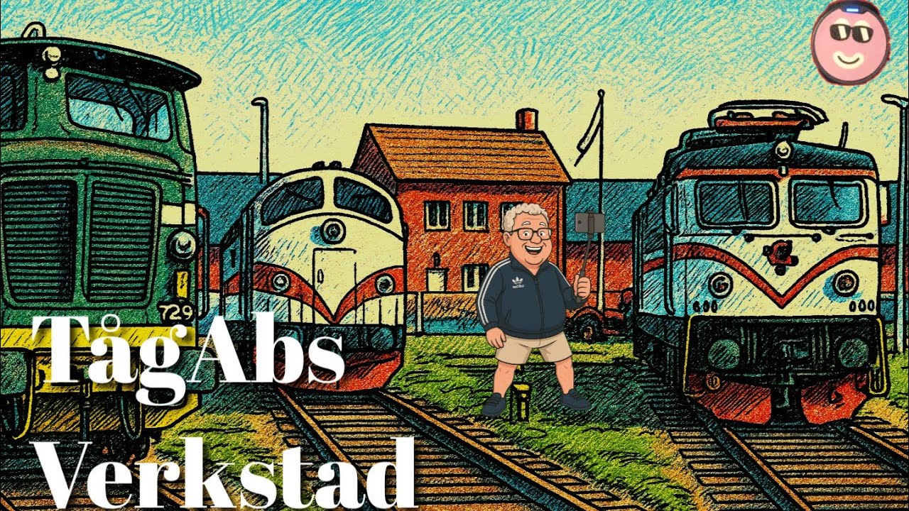 Bakom Kulisserna hos Tågab! Rundtur i Verkstaden + Hotell Natt i Kristinehamn