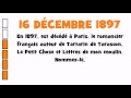 CEST ARRIVÉ LE 16 DÉCEMBRE 1897