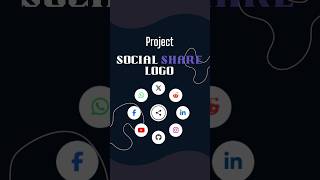 Create a Viral Share Button Animation 🤯 | HTML CSS JavaScript #shorts Guide