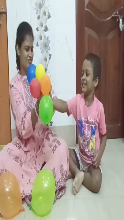 Outdoor fun with Colors Balloon and learn colors for kids  | #Shorts YTShorts