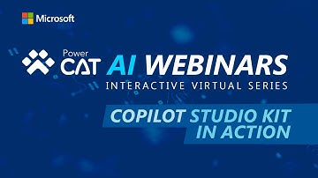 Copilot Studio Kit in Action - Validate, Monitor and Optimize Your Agents - Power CAT AI Webinars