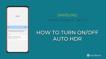 How to Turn On/Off Auto HDR - Samsung Camera [Android 11 - One UI 3]