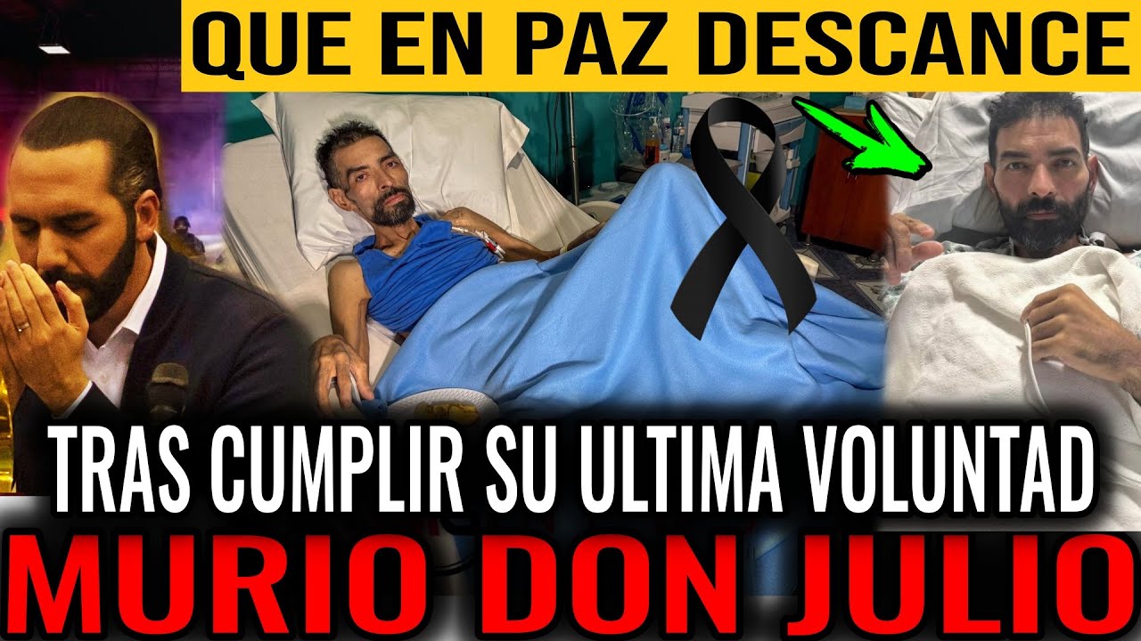 Дон Хулио скончался, исполнив свою последнюю волю благодаря президенту Букеле.