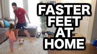 Soccer Footwork Drills AT HOME | How to improve your footwork in football screenshot 4