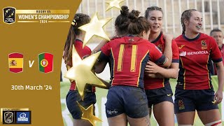 Spain v Portugal  - Rugby Europe Women's Championship 2024