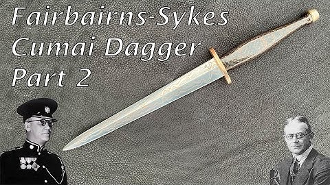 Knife Making -  Part 2 - WW2 CuMai Commando Dagger Making the handle