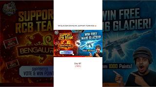 M416 GLACIER CRATE IPL SUPPORT TEAM RCB 🤩 #explore #bgmi