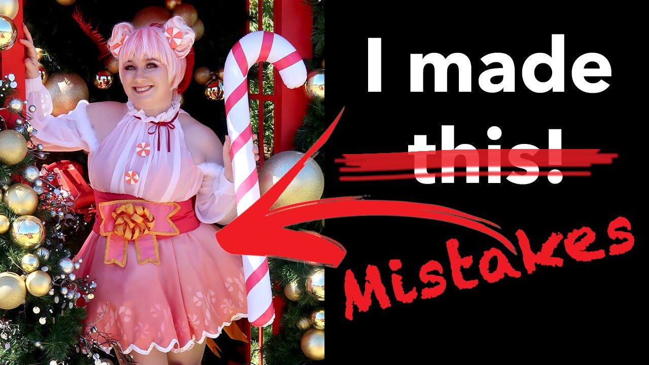 I turned myself into a Candy Cane Anime Girl! | Christmas Cosplay Vlog