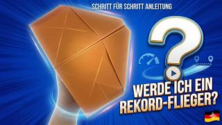 Papierflieger bauen der extrem weit fliegt – Einfach & Schnell!