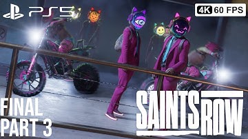 SAINTS ROW Gameplay Walkthrough Part 3 FINAL  [4K 60FPS PS5] - No Commentary