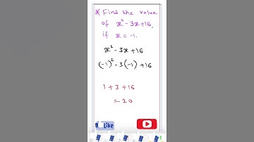 Find the value of Polynomial #Shorts