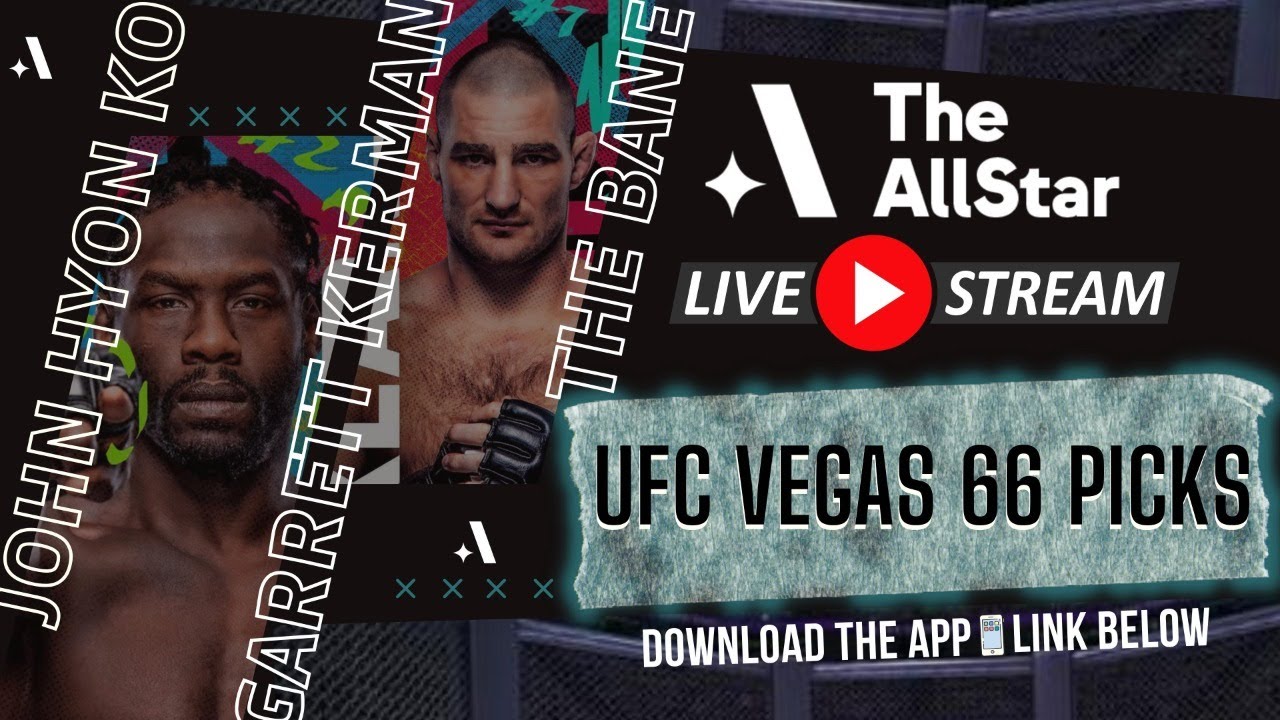 UFC Vegas 66 Picks Show Jared Cannonier vs Sean Strickland The AllStar MMA