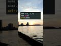 What is the Output of this Python code?