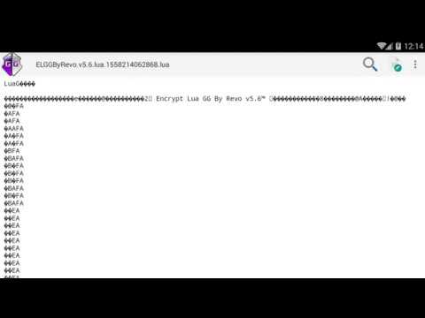 Decrypt ELGGByRevo v5.6 (Simple Encrypt Lua GameGuardian By Revo)