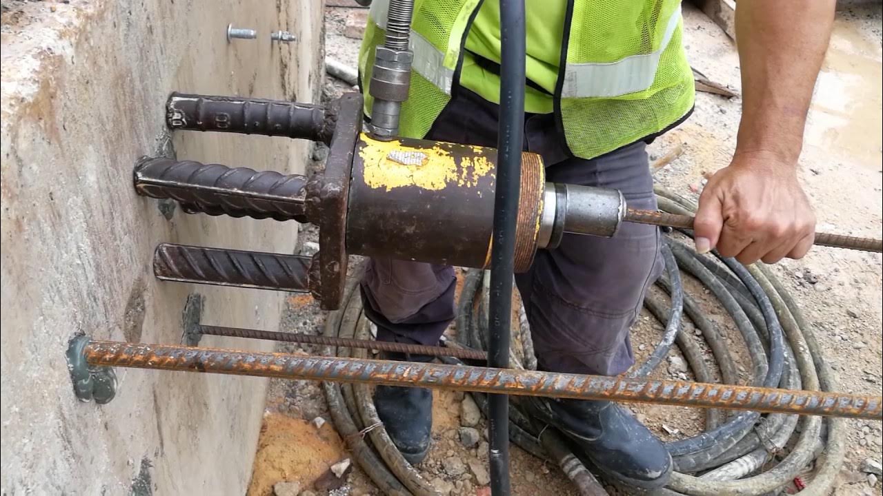 MASON CRE Pure Epoxy Chemical Anchor On Site Tensile Pull Out Test