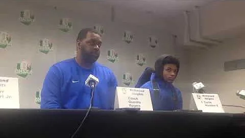Richmond Heights coach Quentin Rogers and his play...