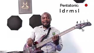 MASTERING BASS GUITAR FRETBOARD PENTATONIC SCALE