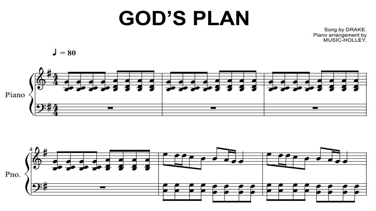 Good s plan. Drake God's Plan. Drake на фортепиано. Найк Ноты Дрейк. Drake песня Piano.