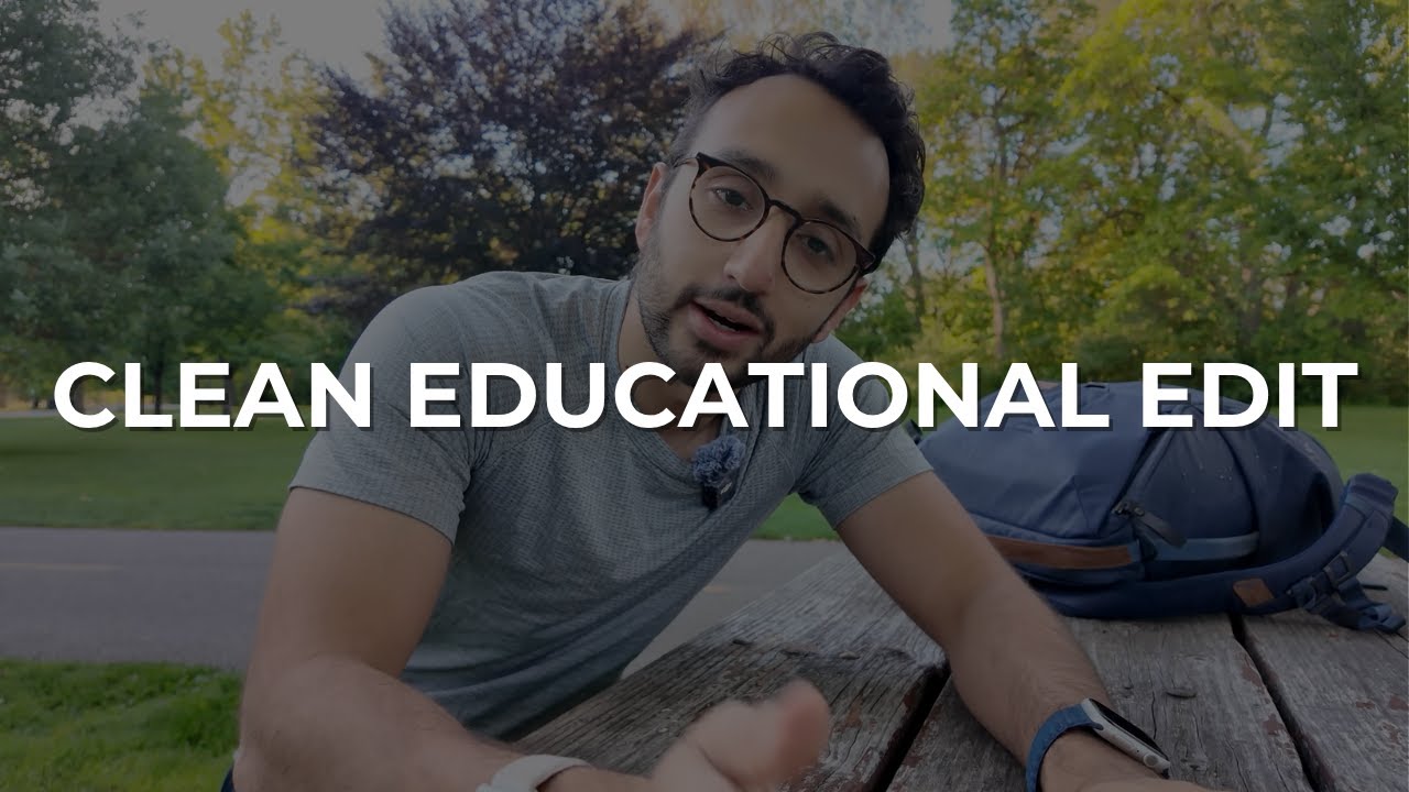 Clean Educational Edit (Ali Abdaal Style)