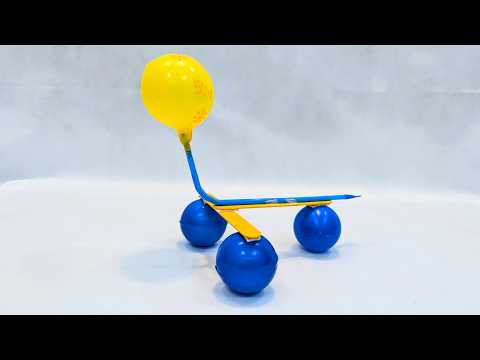 STEM Challenge: 22 | Balloon Powered Boat | Thrust | Action and Reaction