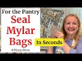How to Seal Mylar Bags for Long Term Food Storage - Perfect For Your Prepper Pantry